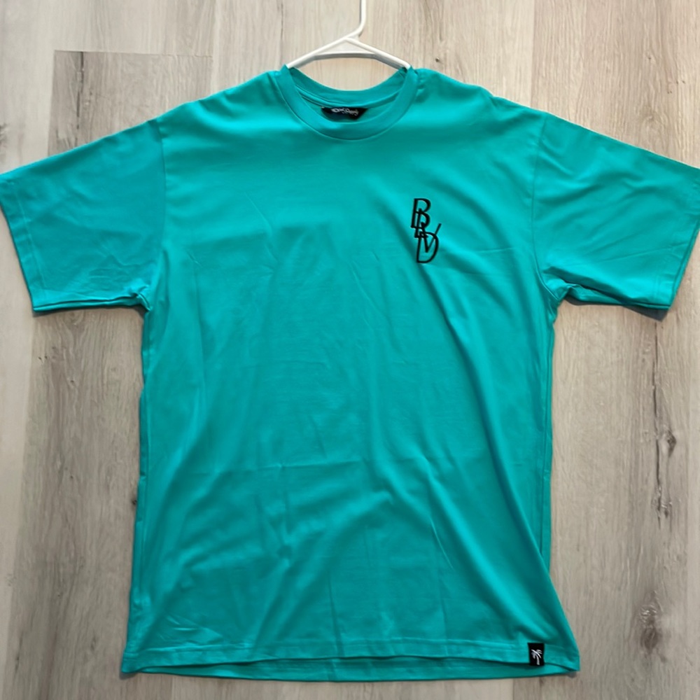 Blvd Supply t-shirt men’s XL teal/green never worn